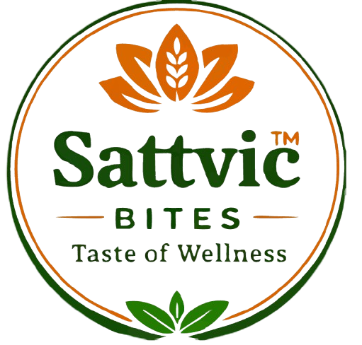 Sattvic Bites. Logo